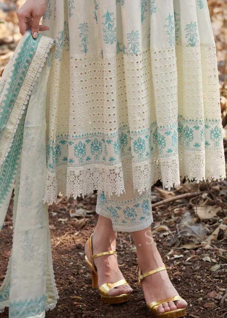 Pure Cotton Embroidery Anarkali Gown